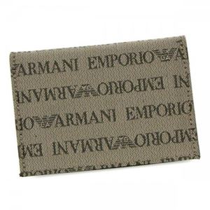 EMPORIO ARMANI（エンポリオアルマーニ） カードケース YEM467 87339 ECRU／AFTER DARK
