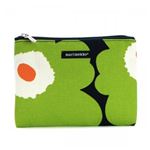 marimekko（マリメッコ） ポーチ 25379 565 DARK BLUE／LIME／TURQUOISE