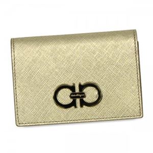 Ferragamo（フェラガモ） カードケース 22A552 ORO／LAM