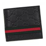 Gucci（グッチ） 二つ折り財布（小銭入れ付） 138073 NERO AOVBR