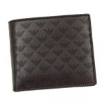EMPORIO ARMANI（エンポリオアルマーニ） 二つ折り財布（小銭入れ付） YEM122 80006 MARRONE