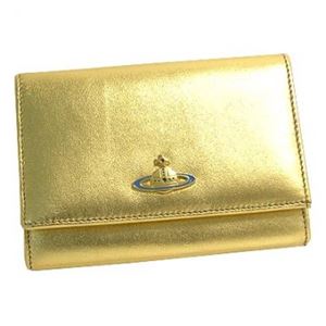 Vivienne Westwood（ヴィヴィアンウエストウッド） 二つ折り財布（小銭入れ付） 746V ORO
