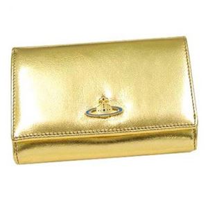 Vivienne Westwood（ヴィヴィアンウエストウッド） 二つ折り財布（小銭入れ付） 2232V ORO