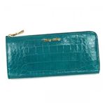 MIUMIU（ミュウミュウ） 長財布 5M1183 F0136 TURCHESE