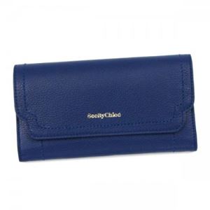 SEE BY CHLOE（シーバイクロエ） 長財布 9P7479 A74 MAZARINE BLUE