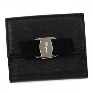 Ferragamo(フェラガモ) Wホック財布 22A926 NERO