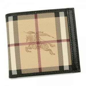 Burberry（バーバリー） 二つ折り財布（小銭入れ付） MS CCBILCN HYM 0010T BLACK