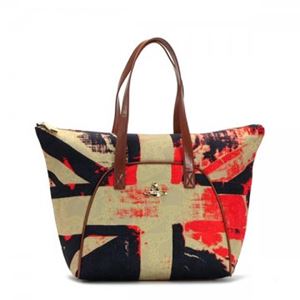 Vivienne Westwood（ヴィヴィアンウエストウッド） ボストンバッグ 6422 BEIGE FLAG
