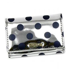 KATE SPADE（ケイトスペード） 小銭入れ PWRU3752 63 SILVER／FRENCH NAVY