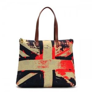 Vivienne Westwood（ヴィヴィアンウエストウッド） トートバッグ 6423 BEIGE FLAG