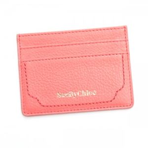 SEE BY CHLOE（シーバイクロエ） カードケース 9P7477 A78 SUGAR CORAL