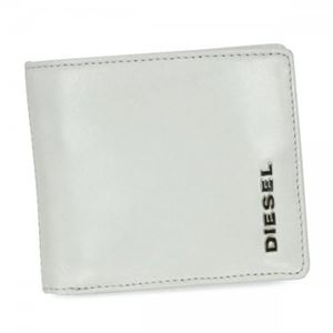 DIESEL（ディーゼル） 二つ折り財布（小銭入れ付） X02471 H5288 WHITE／NAUTICAL BLUE