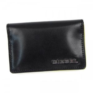 DIESEL（ディーゼル） カードケース X02469 H5293 BLACK／ACID GREEN