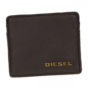 DIESEL（ディーゼル） カードケース X02480 H5115 COFFEE BEAN／ANTIC BRASS