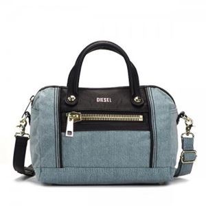 DIESEL（ディーゼル） ハンドバッグ X02529 H4807 LIGHT BLUE／BLACK