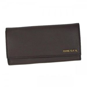 DIESEL（ディーゼル） 長財布 X02244 H5115 COFFEE BEAN／ANTIC BRASS
