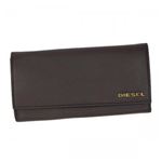 DIESEL（ディーゼル） 長財布 X02244 H5115 COFFEE BEAN／ANTIC BRASS