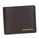 DIESEL（ディーゼル） 二つ折り財布（小銭入れ付） X01966 H5115 COFFEE BEAN／ANTIC BRASS