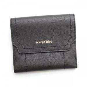 SEE BY CHLOE（シーバイクロエ） Wホック財布 9P7478 186 GRAPHITE