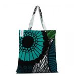 marimekko（マリメッコ） トートバッグ 63664 160 WHITE／GREEN／TURQUOISE