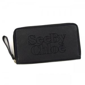 SEE BY CHLOE（シーバイクロエ） 長財布 9P7445 B40 BLACK