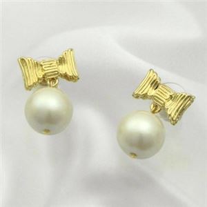 KATE SPADE（ケイトスペード） ピアス WBRU3303 152 CREAM／GOLD