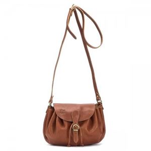 IL BISONTE（イルビソンテ） ナナメガケバッグ A2378 214 COGNAC