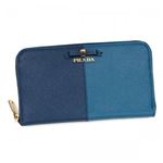 Prada（プラダ） 長財布 1M0506 F0E6O BLUETTE+COBALTO