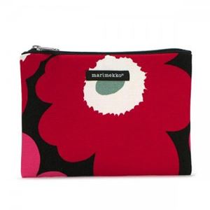marimekko（マリメッコ） ポーチ 25379 934 BLACK／RED／PINK