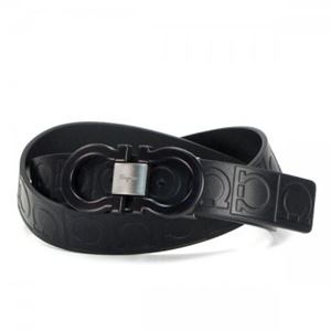 Ferragamo（フェラガモ） ベルト 679045 NERO 長さ105まで対応