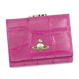 Vivienne Westwood（ヴィヴィアンウエストウッド） 三つ折り財布（小銭入れ付） 1311 FUXIA