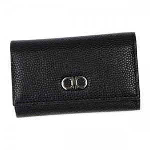 【9月30日まで期間限定販売】Ferragamo(フェラガモ) キーケース 669793 588875 NERO