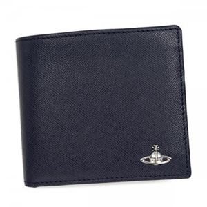 【10月31日まで期間限定販売】Vivienne Westwood（ヴィヴィアンウエストウッド） 二つ折り財布（小銭入れ付） 33144 BLUE