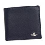 【10月31日まで期間限定販売】Vivienne Westwood（ヴィヴィアンウエストウッド） 二つ折り財布（小銭入れ付） 33144 BLUE