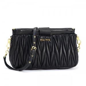 MIUMIU（ミュウミュウ） ナナメガケバッグ RM1892 F0002 NERO