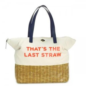 KATE SPADE（ケイトスペード） トートバッグ PXRU4112 257 THE LAST STRAW／COFFEE／CREAM