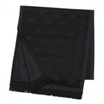 【10月31日まで期間限定販売】EMPORIO ARMANI（エンポリオアルマーニ） マフラー 625018 520 NERO ANTHRACITE