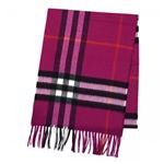 Burberry（バーバリー） マフラー 6511B DEEP FUXIA CHECK