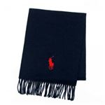 【10月31日まで期間限定販売】RalphLauren（ラルフローレン） マフラー 6F0212 1 POLO BLACK