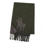 【10月31日まで期間限定販売】RalphLauren（ラルフローレン） マフラー 6F0213 352 DK LODEN／WALNUT HTHR