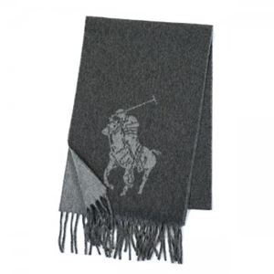 【10月31日まで期間限定販売】RalphLauren（ラルフローレン） マフラー 6F0213 12 WINDSOR HTHR／GREY HTHR