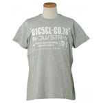 DIESEL（ディーゼル） メンズTシャツ 00S4Y1 912 GREY