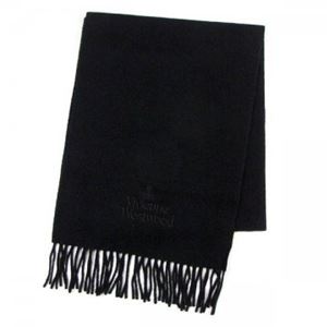 【10月31日まで期間限定販売】Vivienne Westwood（ヴィヴィアンウエストウッド） マフラー  S11 2000 BLACK