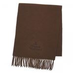【10月31日まで期間限定販売】Vivienne Westwood（ヴィヴィアンウエストウッド） マフラー  S11 5000 BROWN
