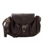 IL BISONTE（イルビソンテ） ナナメガケバッグ A2378 455 BROWN