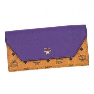 MCM（エムシーエム） 長財布 MYL4AVI27 CO001 COGNAC+SHOCKING PINK