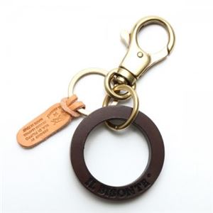 IL BISONTE（イルビソンテ） キーホルダー C0916 455 DARK BROWN