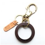 IL BISONTE（イルビソンテ） キーホルダー C0916 455 DARK BROWN