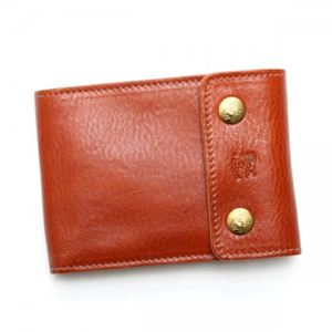 IL BISONTE（イルビソンテ） 二つ折り財布（小銭入れ付） C0921 214 COGNAC