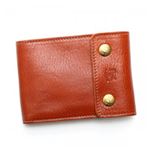 IL BISONTE（イルビソンテ） 二つ折り財布（小銭入れ付） C0921 214 COGNAC